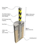 AUTOLOK Telescopic Security Driveway Parking Post KTP3P